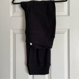 Pink Lily Jogger Black Yoga Pant Leggings Size L